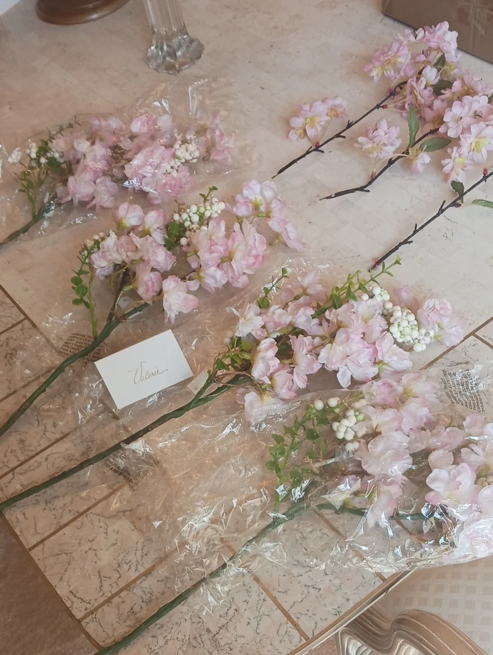 Floral-faux Cherry Blossom 